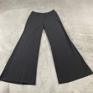 Studio 1940 Women's Black Wide Leg‎ Dress Pants Stretch Flare Trouser USA Preppy